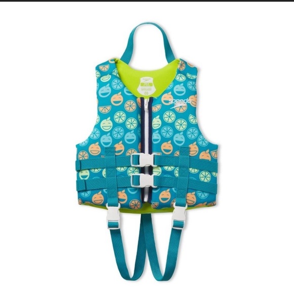 Speedo life jacket vest PFD for lake pool beach boys girls child kids NEW NWT